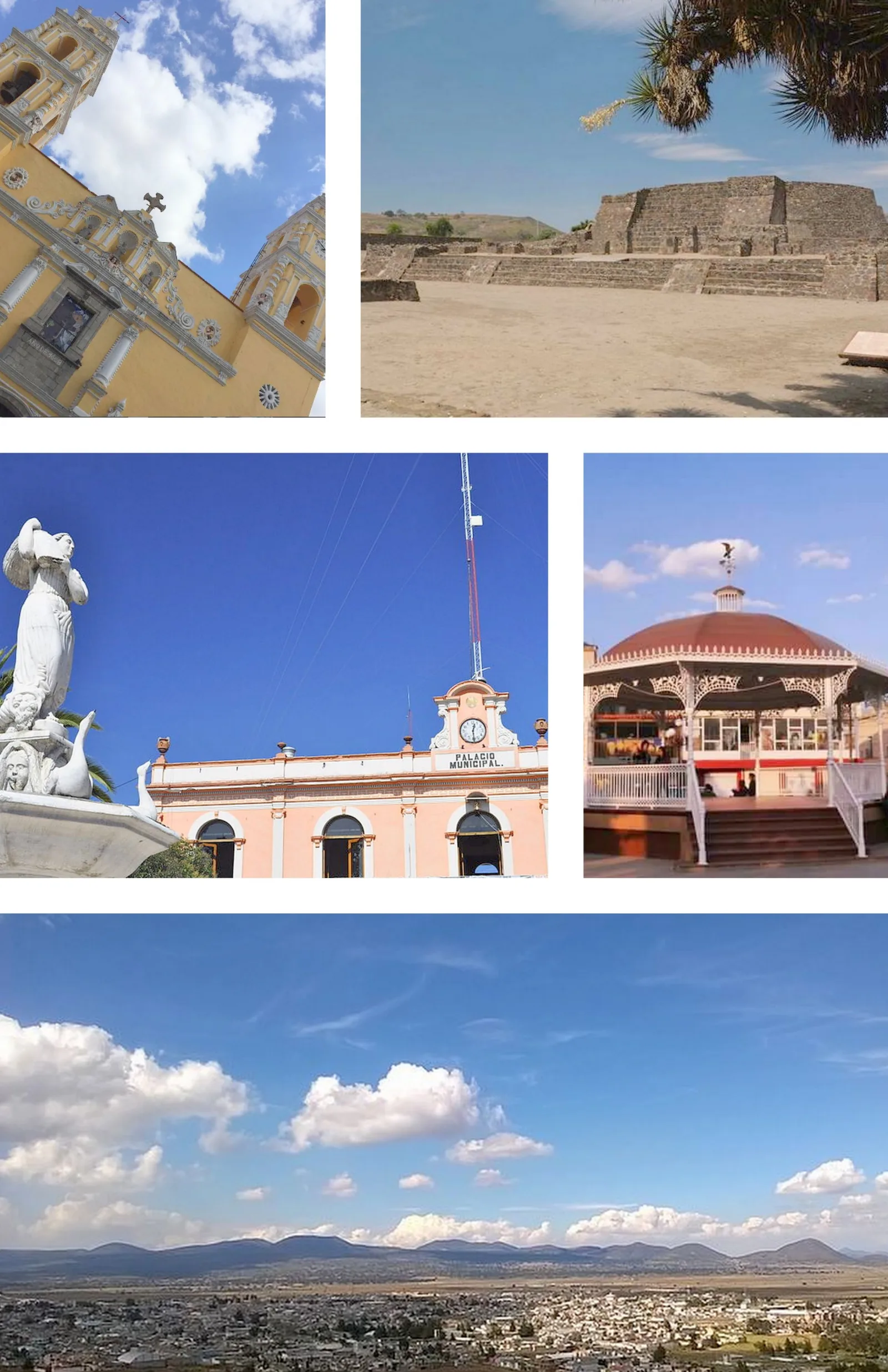 Montaje de imágenes de Calpulalpan