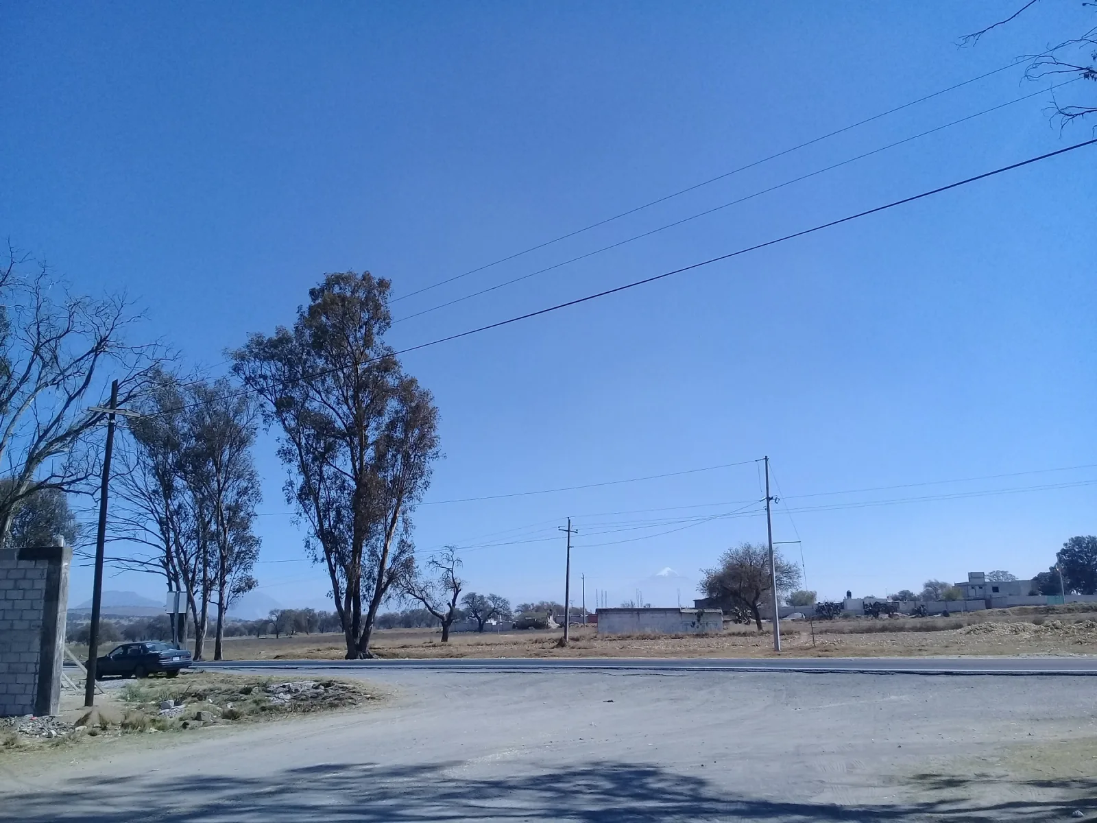 Carretera en Cuapiaxtla, Tlaxcala