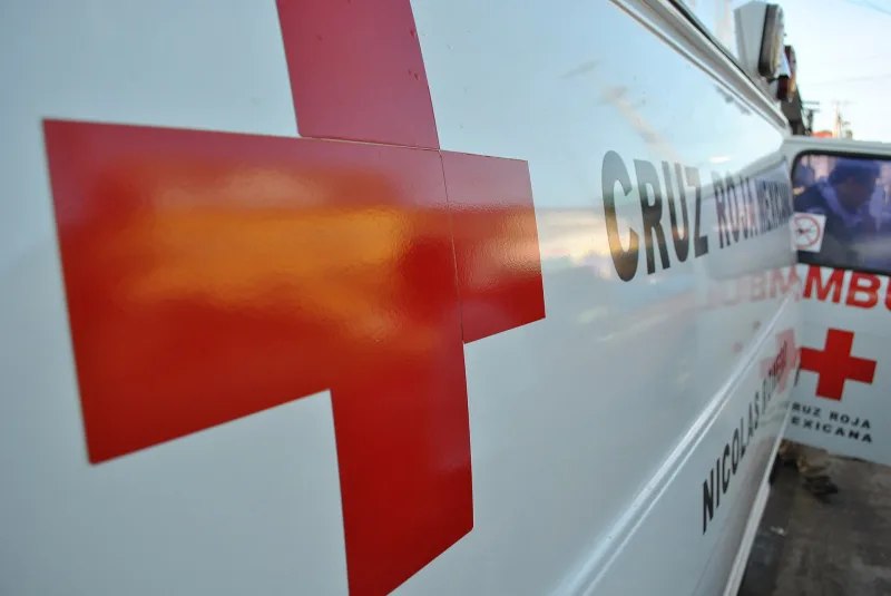 Ambulancia de la Cruz Roja Mexicana