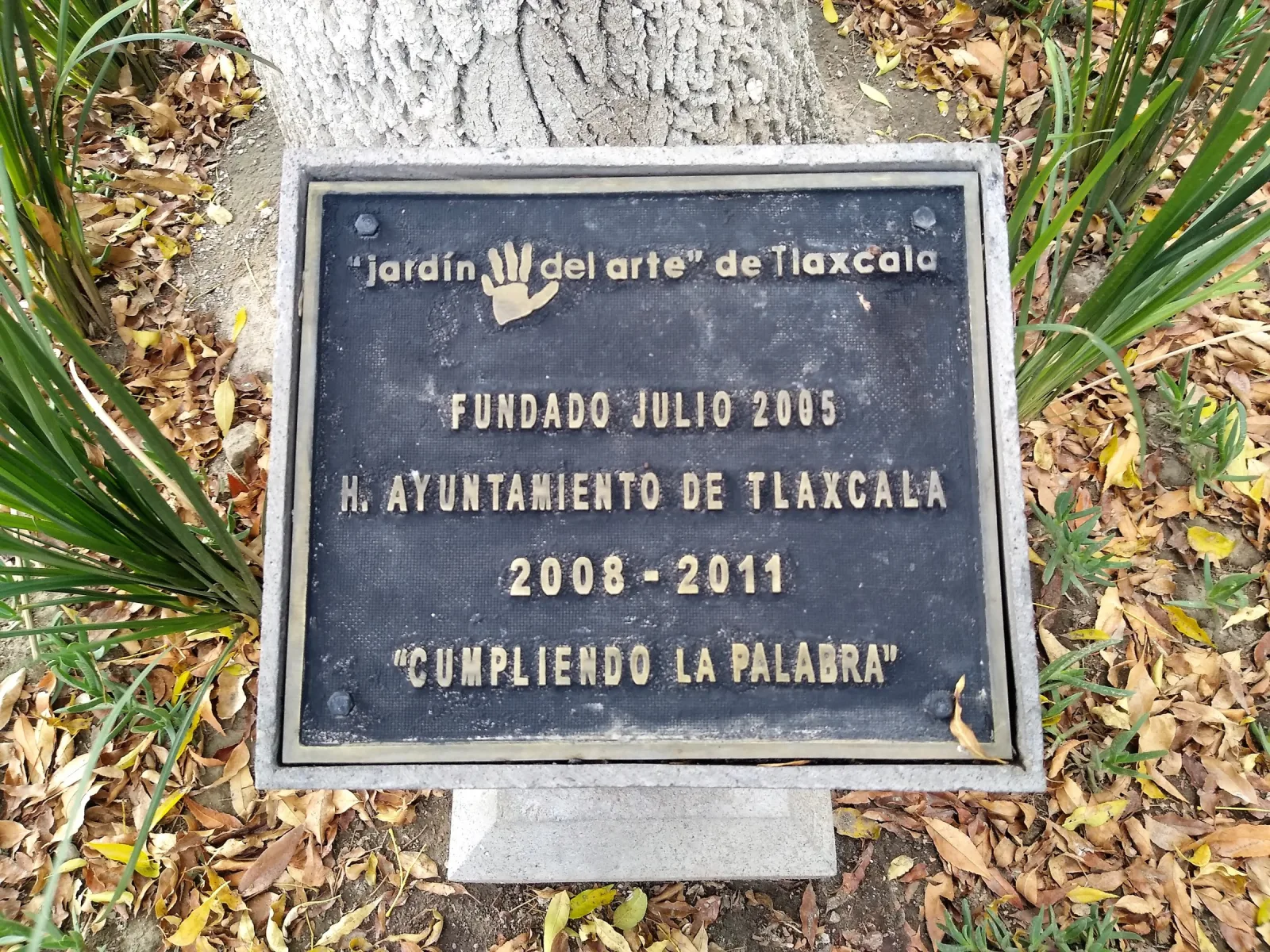 Parque Plaza de la Constitución en Tlaxcala