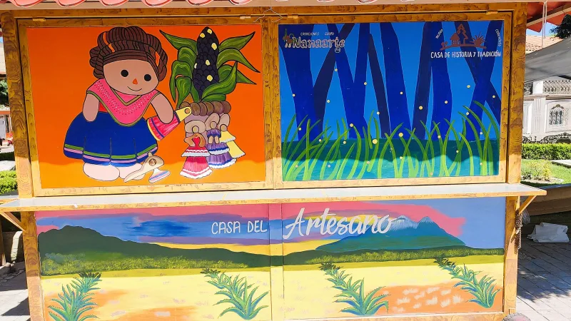 Tienda de artesanías en Tlaxcala